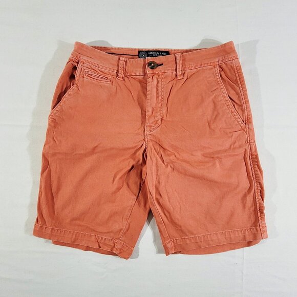 AMERICAN EAGLE Mens 30 (Actual 31" x 9.5") AEO Active Flex Slim Fit Chino Shorts - Picture 1 of 6
